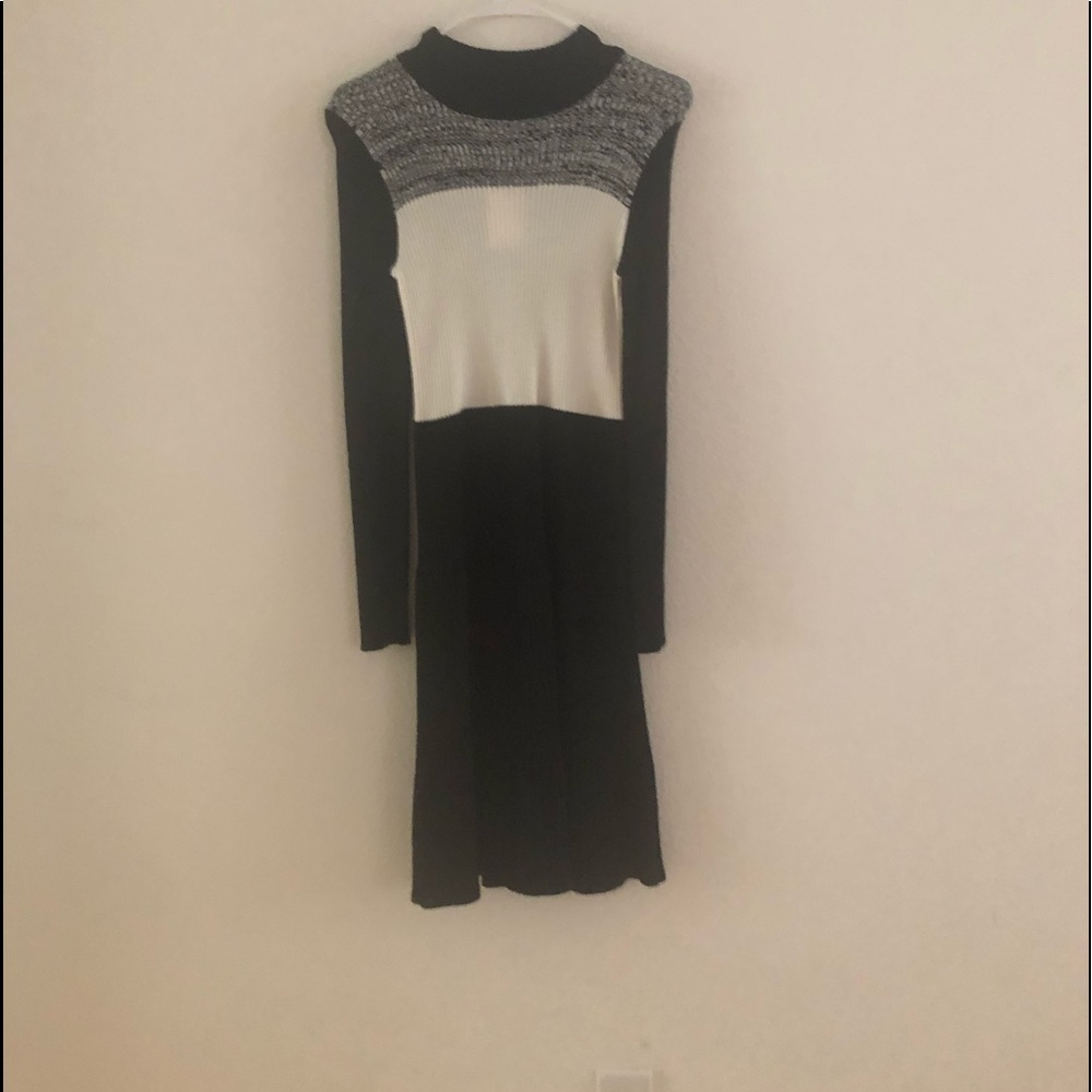 Calvin Klein Black Sweater Dress